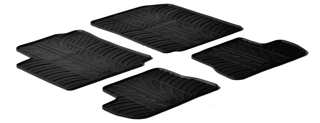 Protection de Sol Intérieur pour Citroën C2 2003 à 2010 en Caoutchouc