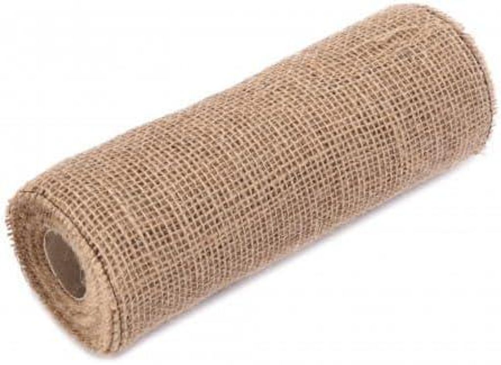 MiL4 Juteband, Naturfarben, 100% Jute Dekoband für Basteln Produktbild 