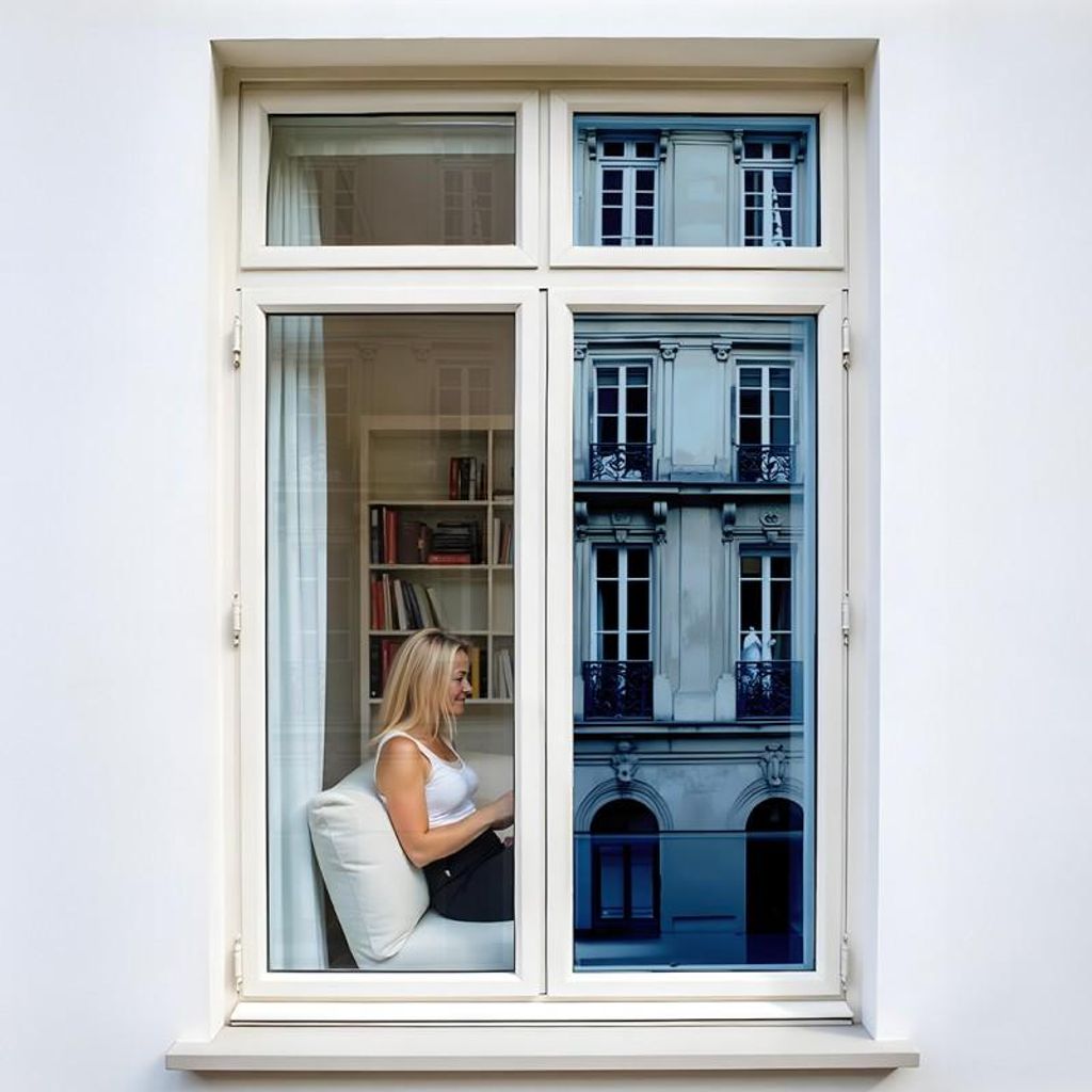 DIMEXACT - Spiegelfilm ohne Tain -Klebstoff für Anti -Look und Anti -Hitze, für Fenster weniger als 1,2 m², Glasblau, 12%Lichtgetriebe, L: 1,52 ...