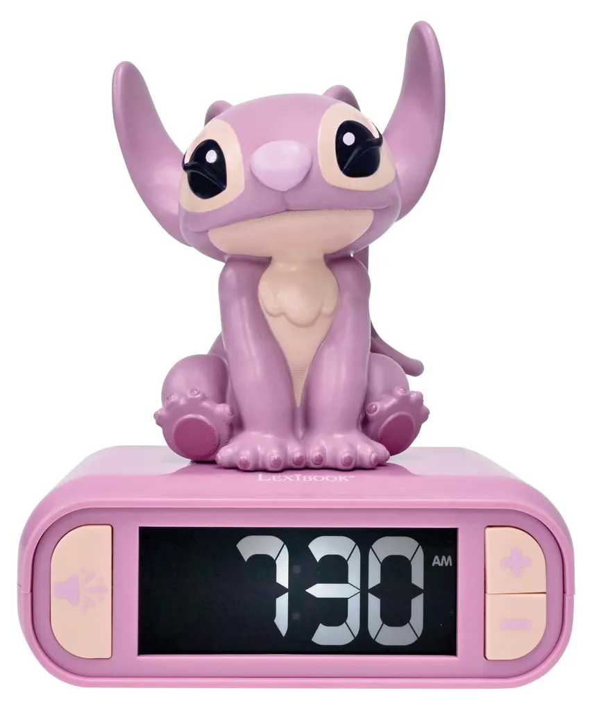 Réveil Veilleuse Ange Disney Stitch Idéal pour le Sommeil des Enfants