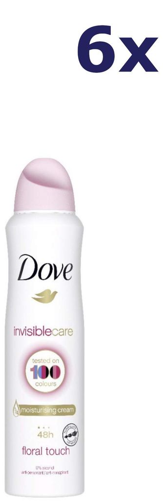 6x Dove Deospray – Invisible Care 250 ml Produktbild 