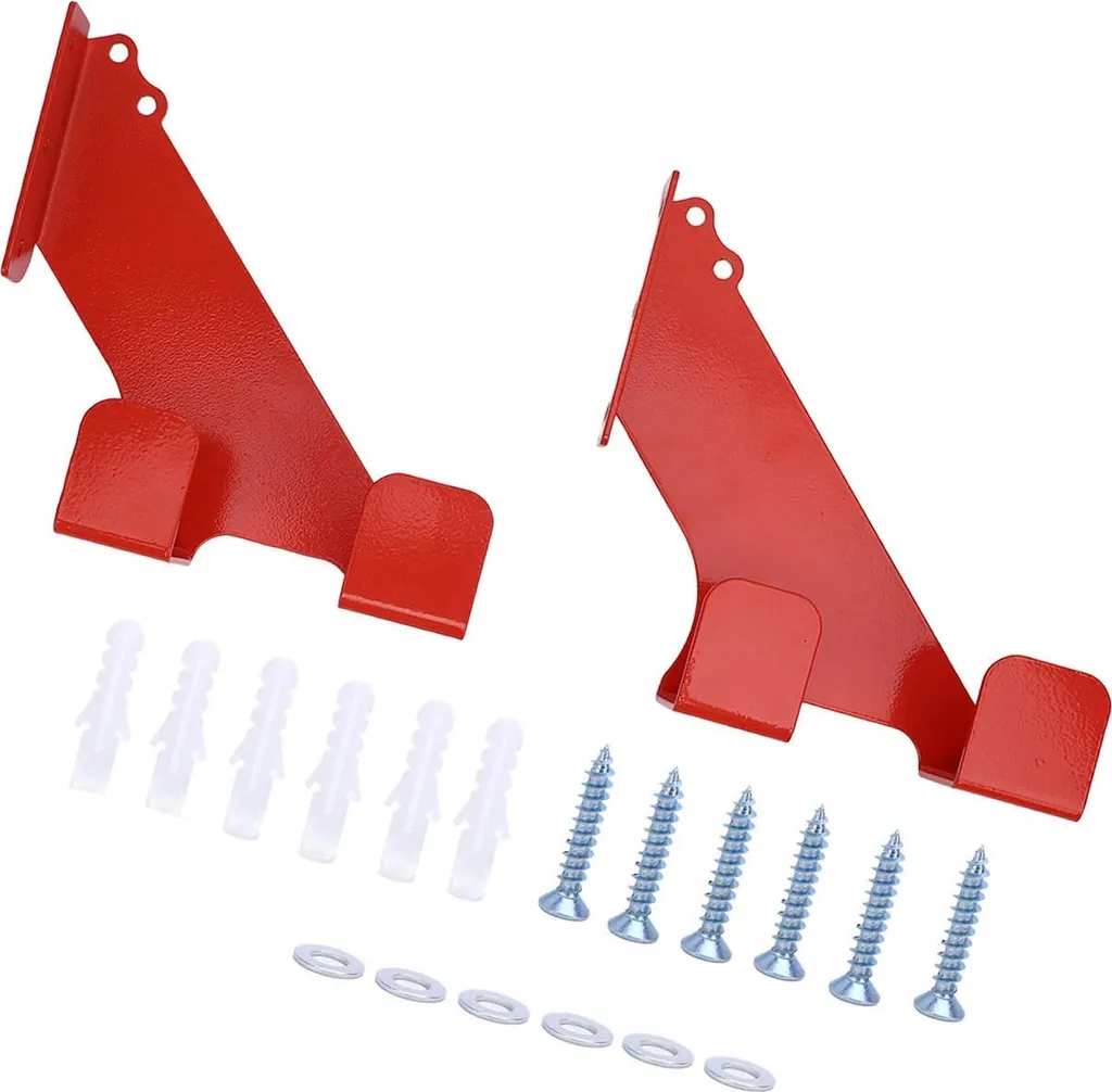 Support mural pour tronçonneuse en acier allié - Lot de 2 ultra robuste - 9
