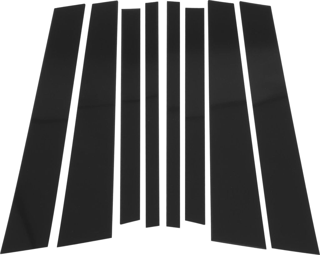 Türpfosten Fensterschutz Anti-Kratzer-Aufkleber Türpfosten Außenverkleidung für BMW X3 2003-2010 Schwarz 8 Stück