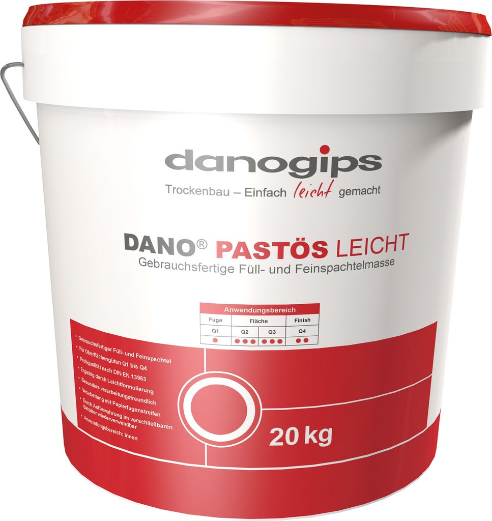 Danogips DANO PASTÖS LEICHT Spachtelmasse Fugenspachtel 20 Immagine del prodotto 
