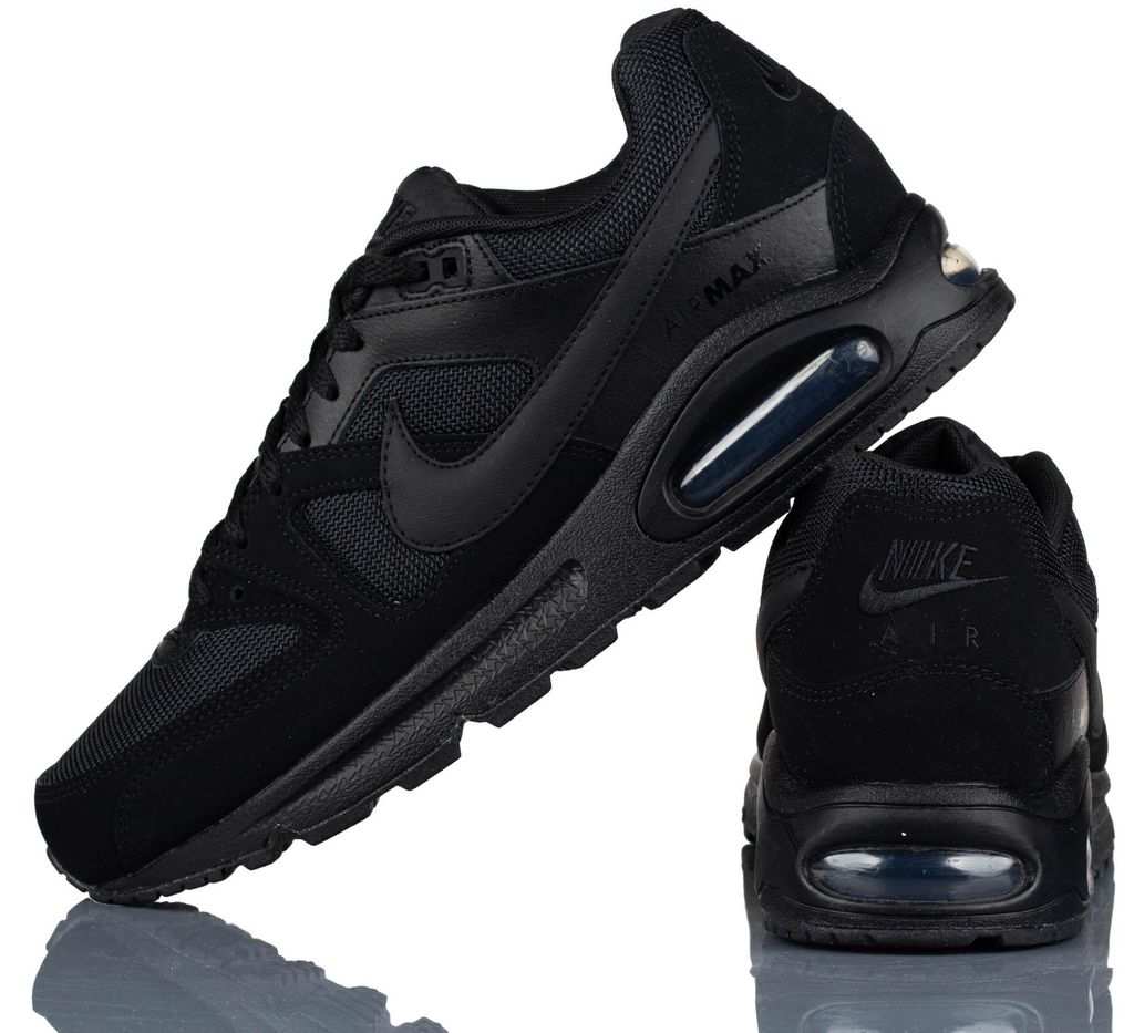 Buty Męskie Sportowe Nike Air Max Command Całe Czarne Zdjęcie produktu 