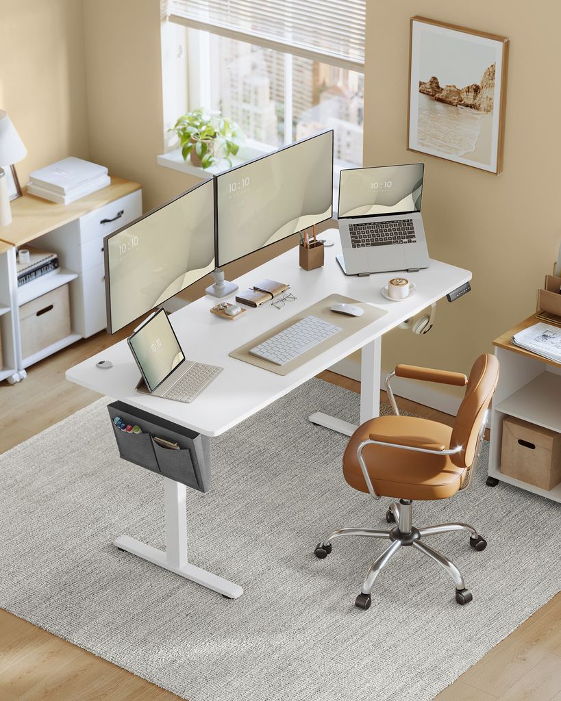 SONGMICS Höhenverstellbarer Schreibtisch elektrisch 160cm 4 Produktbild 