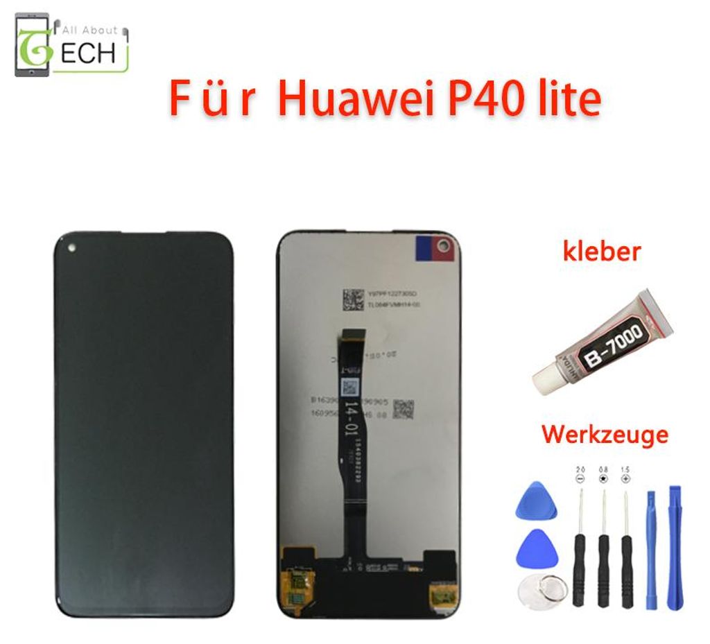 LCD Touchscreen Für Huawei P40 Lite LCD Display Touch Produktbild 