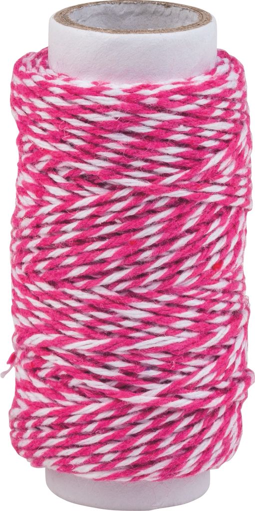 Dekoschnur pink 1mmx20m Packung mit 4 Stück