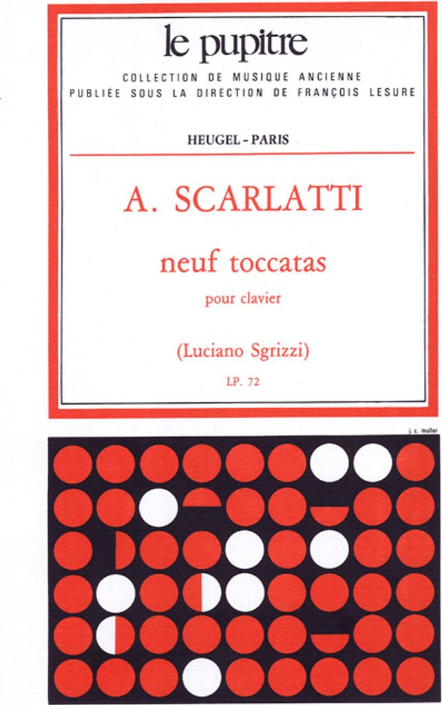 Scarlatti/Sgrizzi 9 Toccatas Clavier (Lp72)