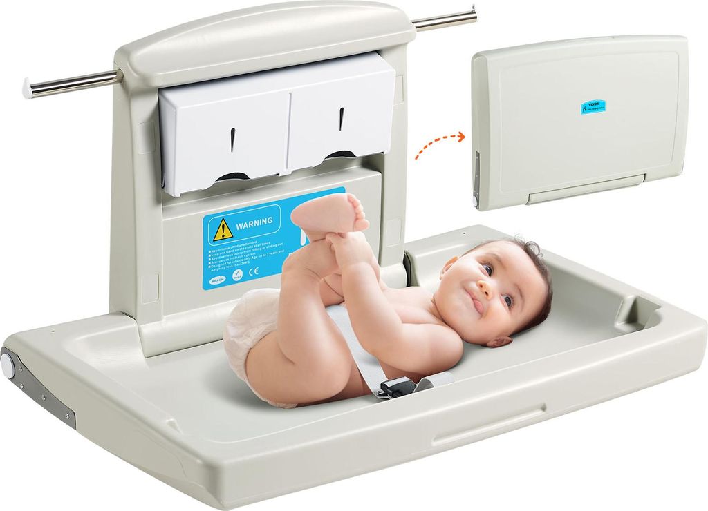VEVOR Wickelkombinatie: Wandmontabele commode met Productafbeelding 