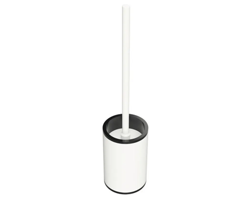 Aménager vos toilettes avec le goupillon blanc WHITE en laiton 36,5 cm