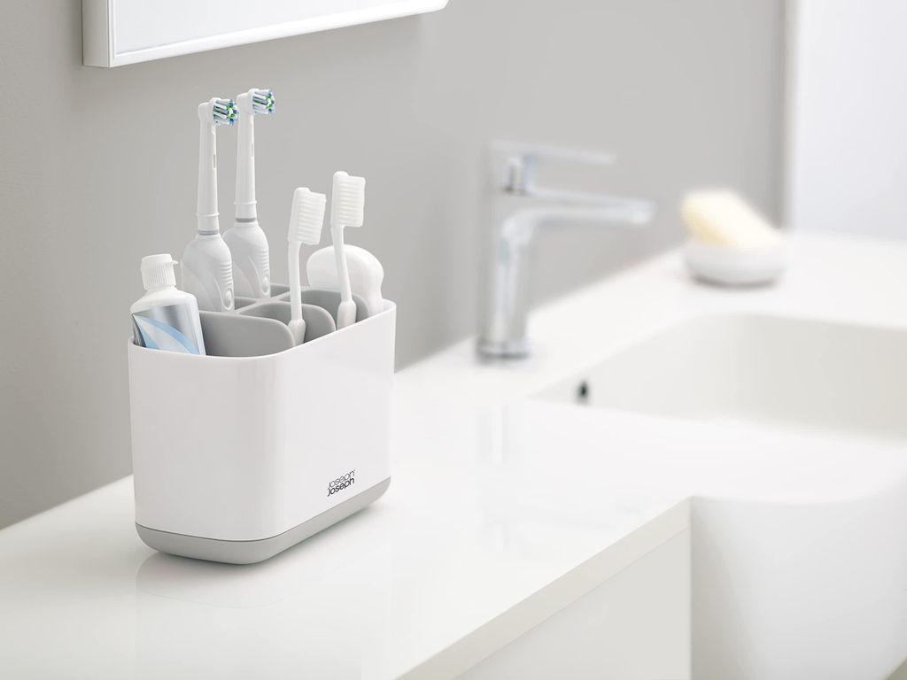 Joseph Joseph 70510, držiak na zubnú kefku, Šedá, Sink, Obrázok produktu 
