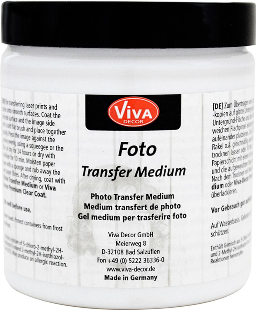 ViVA DECOR Foto Transfer Medium transparent 250 ml