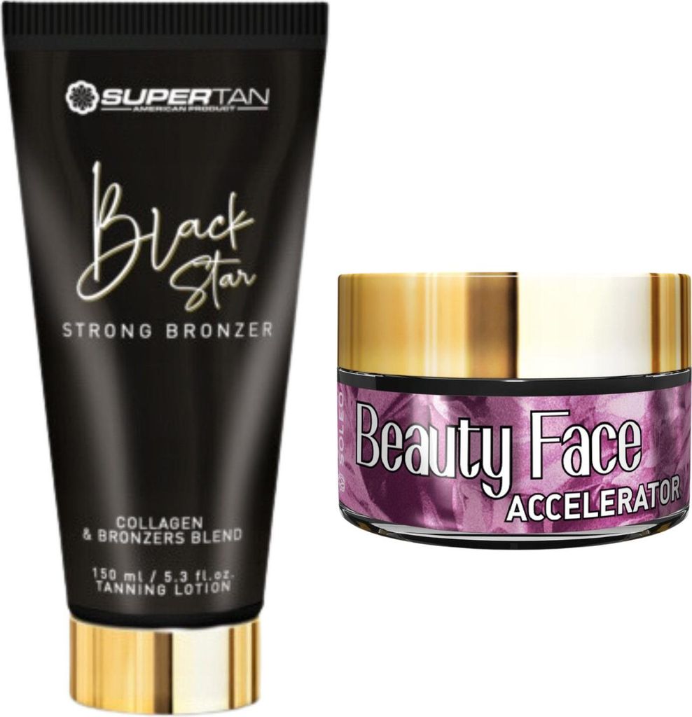 Supertan Black Star Bronzer + Jar Beauty Face Immagine del prodotto 
