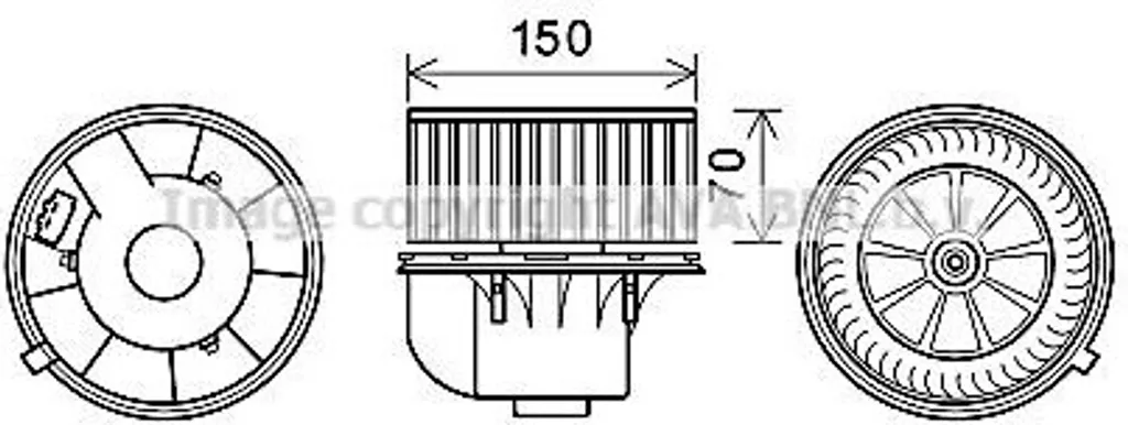 Solution Panne de Ventilation Sharan et Galaxy - Moteur PRASCO VN8354