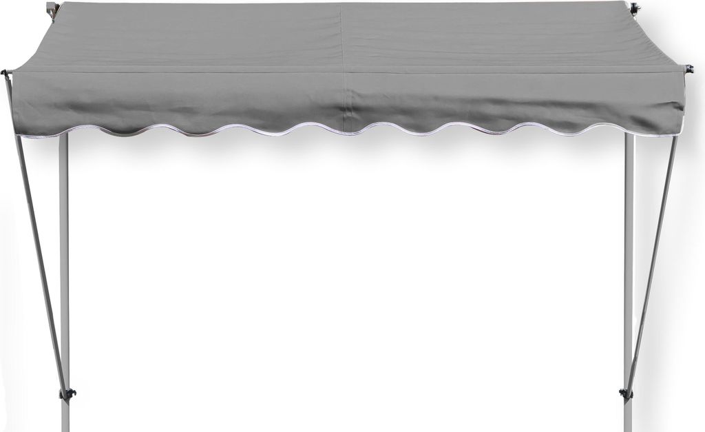 Grasekamp Klemmmarkise Ontario 294 x 130 cm  Grau Gestell Produktbild 