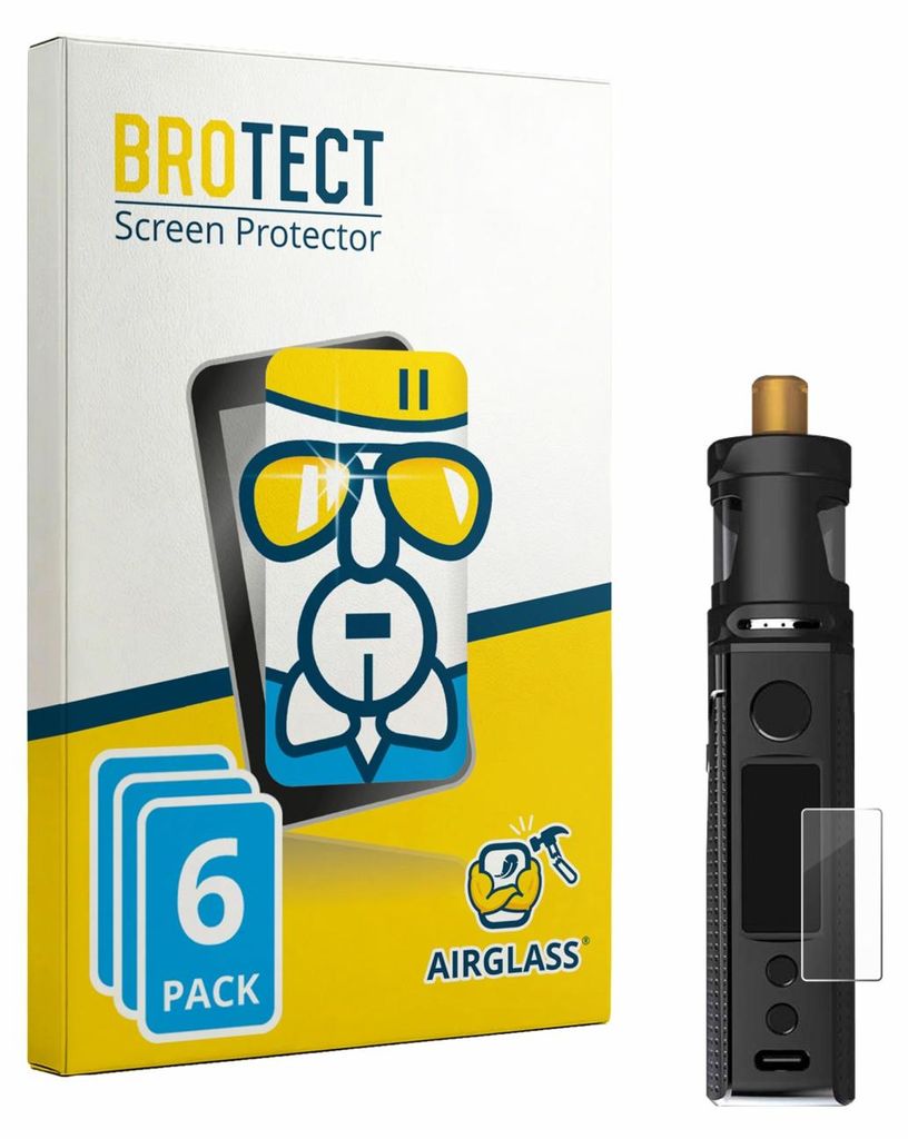 6x BROTECT Schutzglas für Innokin LiMAX Kit Schutzfolie Panzer Folie Glas Display Schutz klar