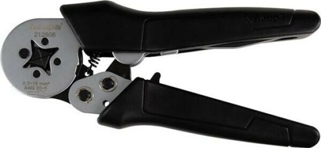 Pince de sertissage 0,5-16mm² Haupa avec système de pression réglable