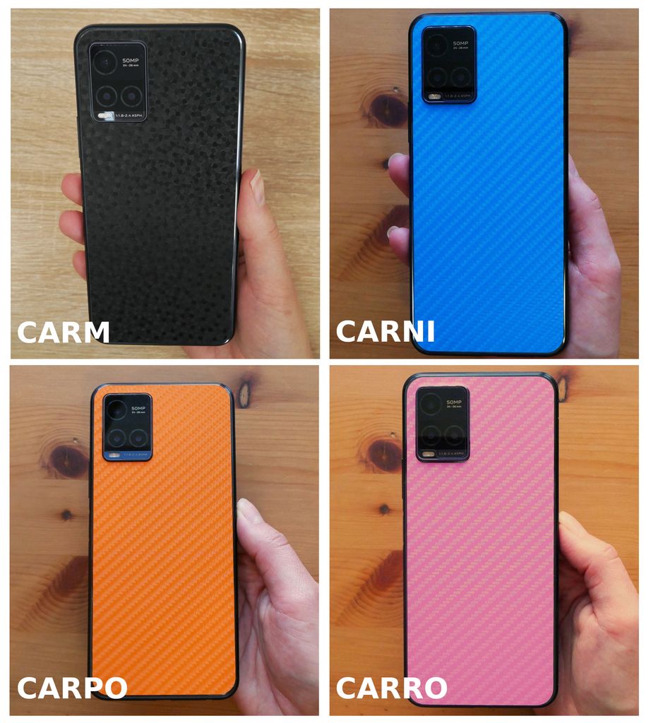 Apgo Schutzfolie Für Lenovo Tab V7 - Carbon Schwarz Pixel Design Rückseite