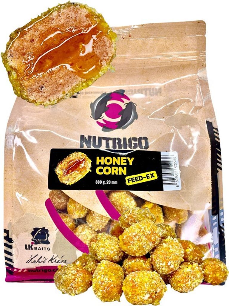 LK Baits Nutrigo Feed-Ex Honey Corn 20mm 800g Obrázek produktu 