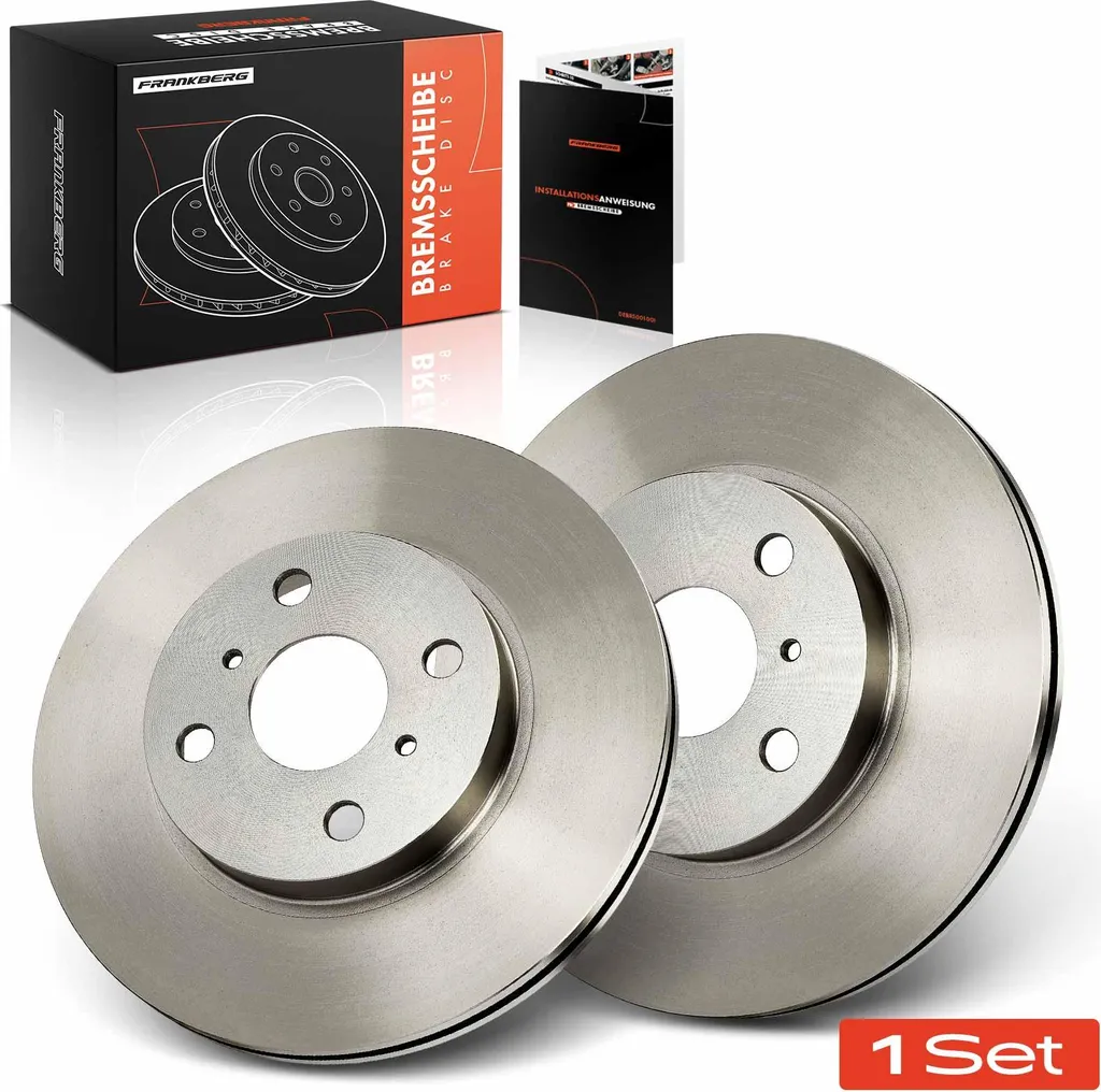Stop Vibrations : 2 Disques de Frein Avant Toyota MR2 III Yaris Verso