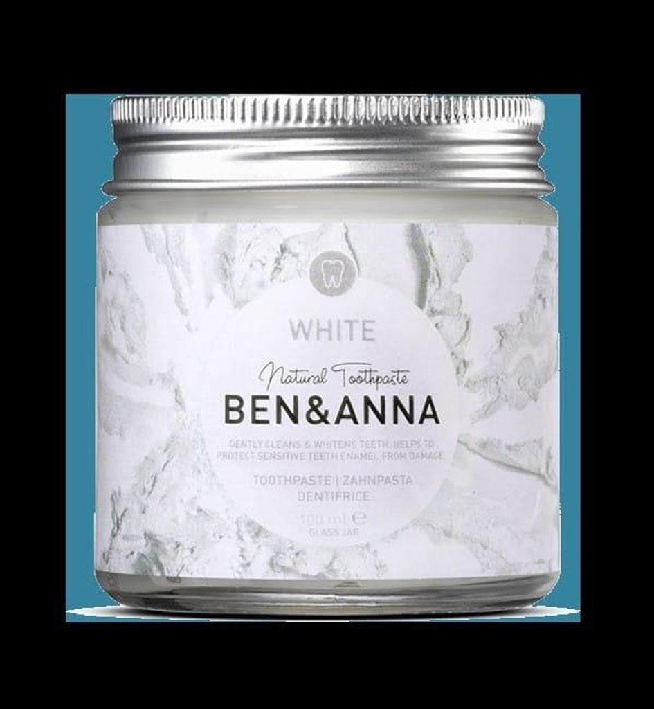 Ben & Anna Zahncreme, Anti-Plaque-Zahnpasta, 100 ml, Erwachsener, Puder, Eine kleine Menge mit dem Spatel auf die Zahnbürste geben und wie gewohnt...