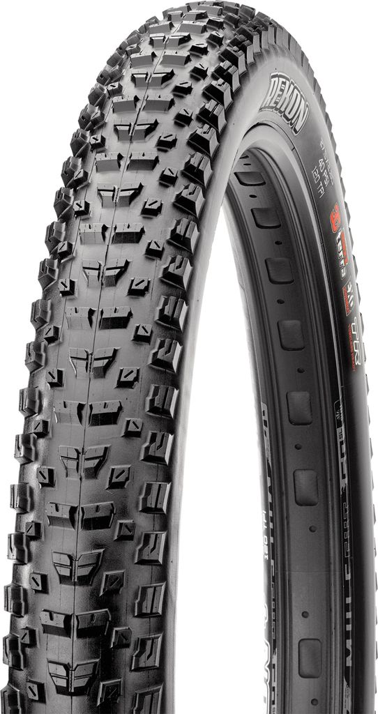 A close-up studio shot of a bicycle tire against a white background.