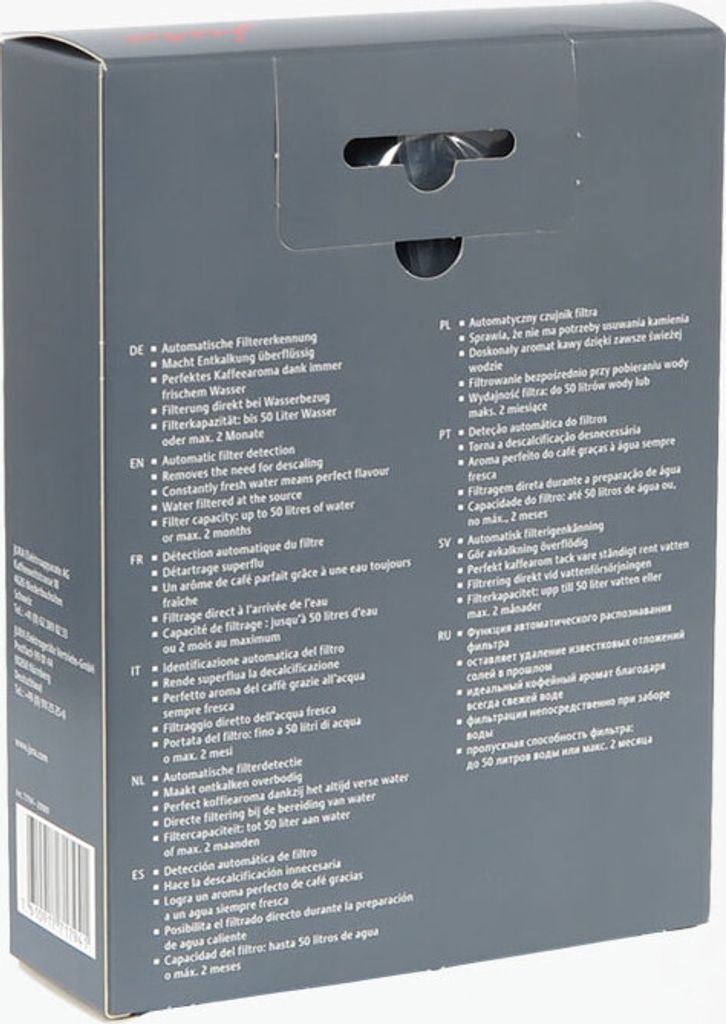 Jura 71794 Claris Smart Filterpatrone Grau 3er Pack Produktbild 24