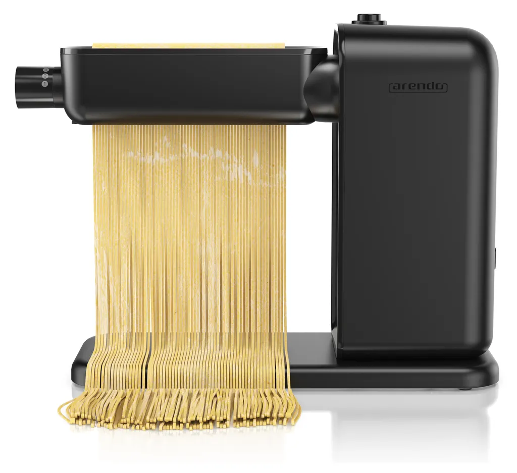 Arendo Pasta Machine 120W | 5 Spessori Regolabili | Rulli Acciaio Inox