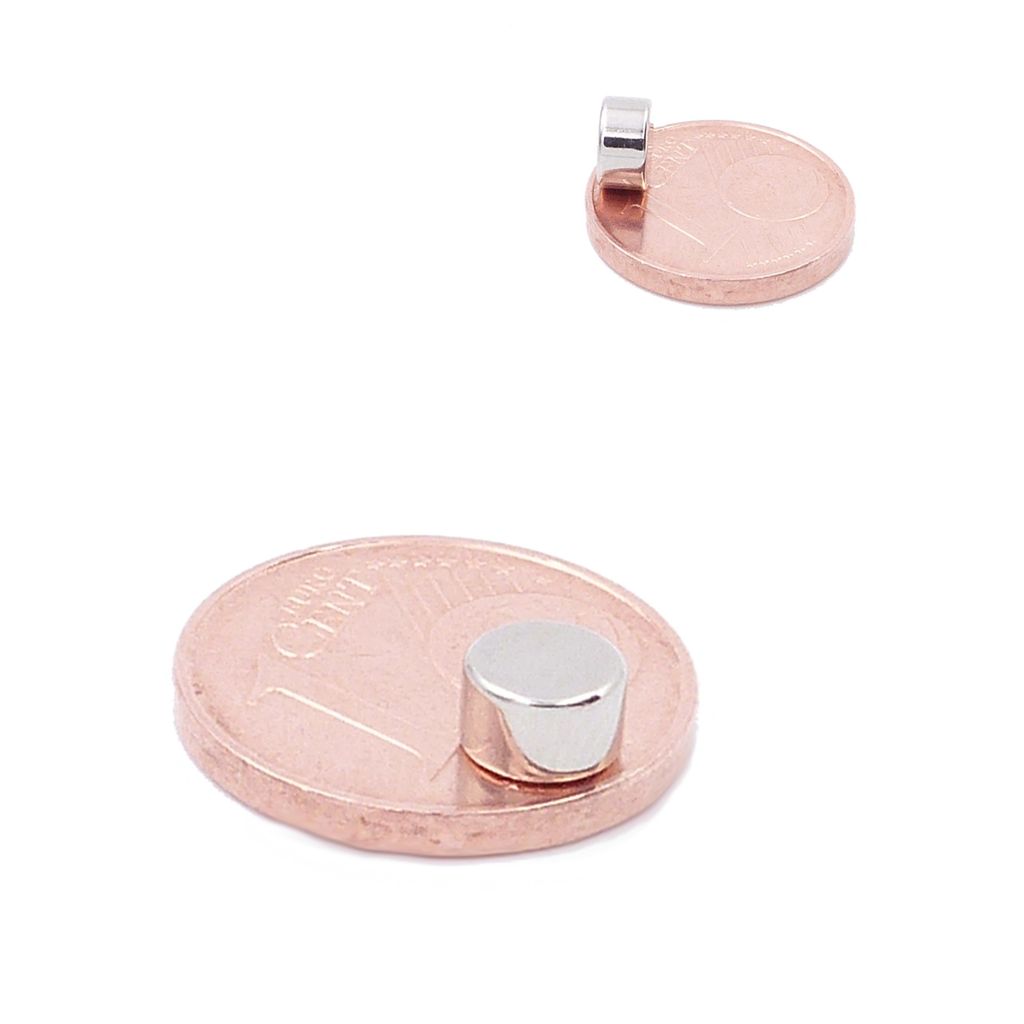 Brudazon | 10 Scheibenmagnete 5x3 mm | N52 Klasse Neodym Magnete | Modellbau