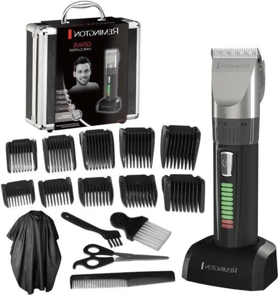 Coupe de cheveux facile avec ce rasoir 10 têtes, lames inox auto-affûtantes