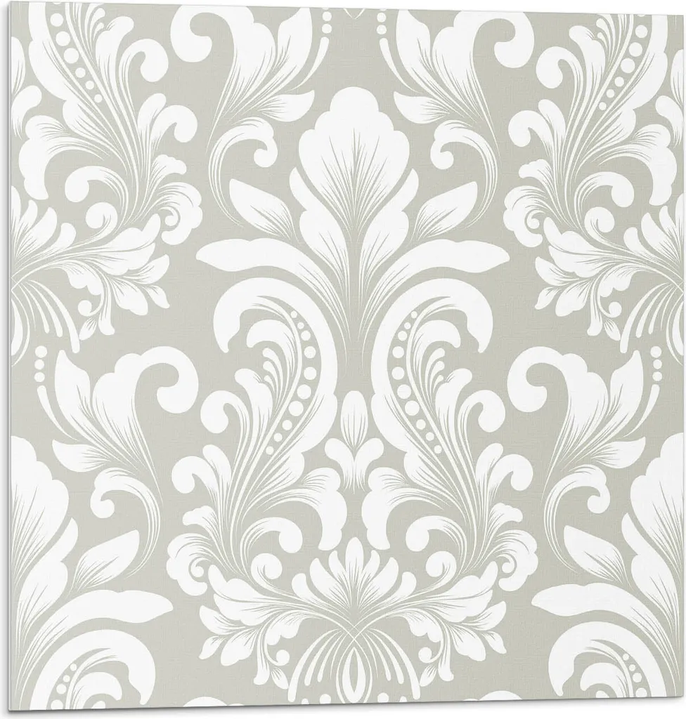 Decalcomanie Parete 3D 50x50 cm - Motivo Vegetale PVC Autoadesivo