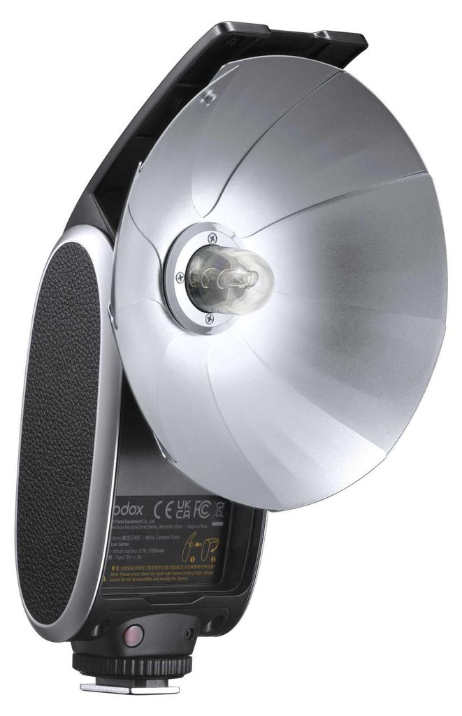 Godox Lux Senior Retro-Blitzgerät Schwarz – Vintage Stil, Produktbild 