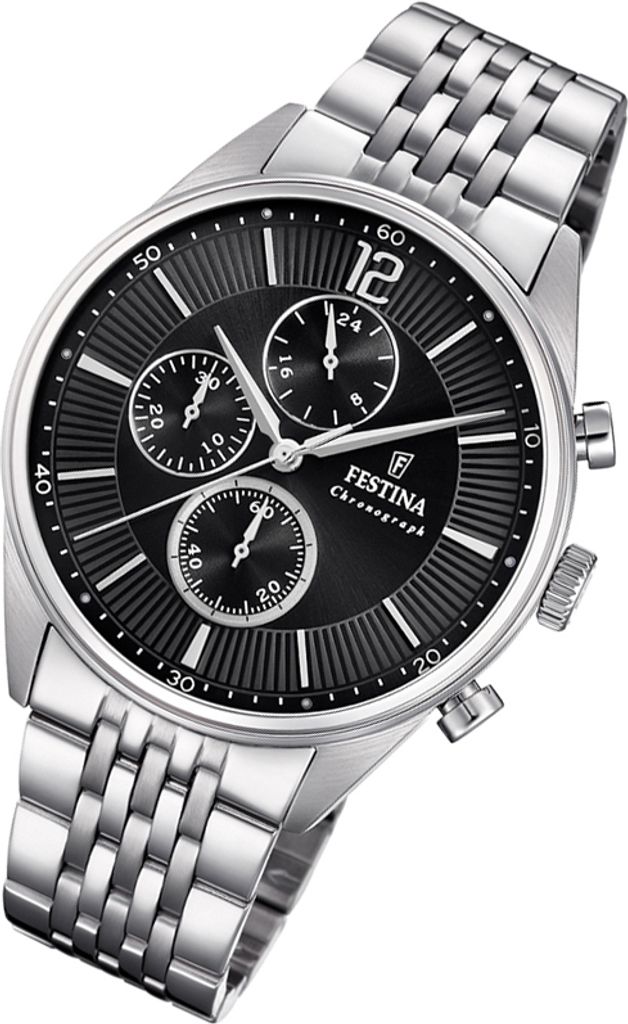 Festina Herren Uhr Chronograph F20285/4 Edelstahl Produktbild 