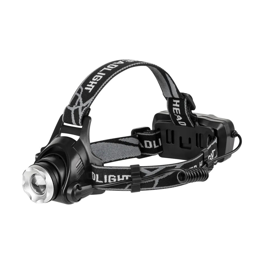 Lampe frontale LED 300 lumens Rebel 10W avec zoom optique longue portée