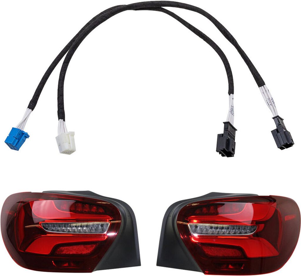Original Kufatec Komplett-Set Facelift MOPF LED Rückleuchten + Adapter Kabel
