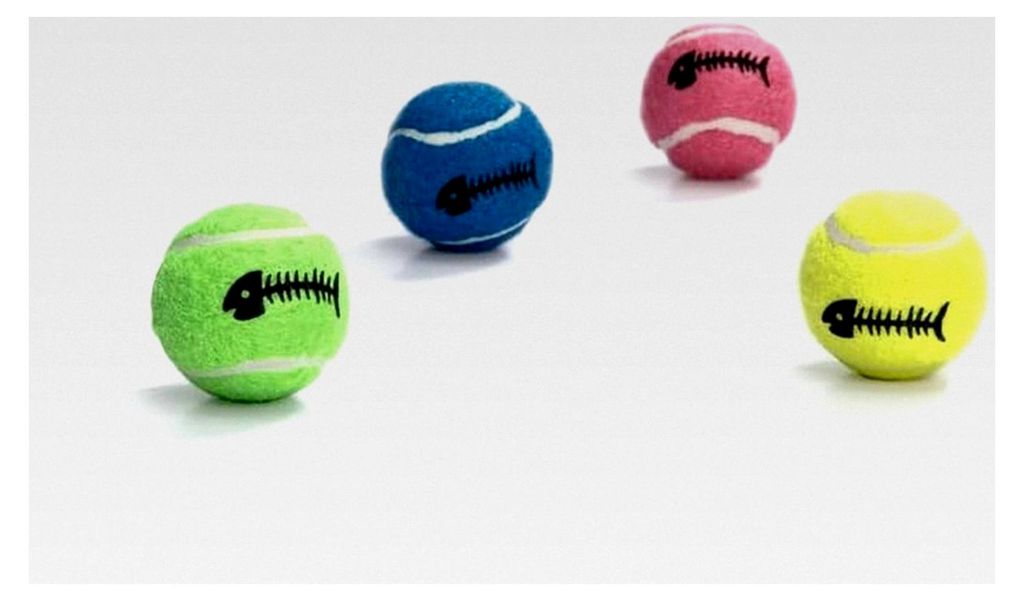 Tennisball mit Glocke - 1 Stück