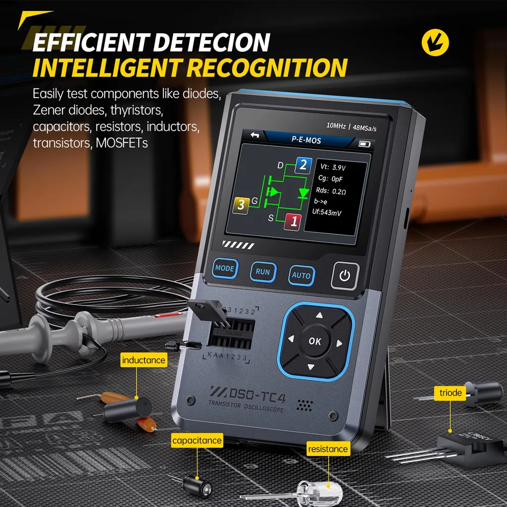 Oscilloscope de Poche pour Diagnostic Électronique et Tests de Circuit - 5