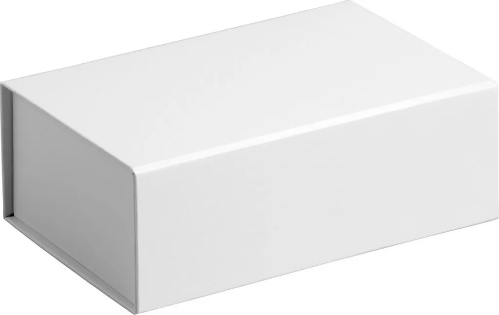 Scatola regalo con cerniera, scatola magnetica plastificata opaca BIANCA Formato 32x23x12cm 10 pz.