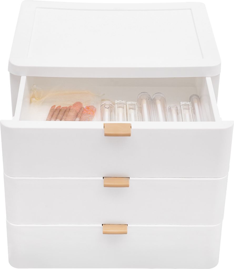 Schreibtisch Aufbewahrungsbox 3-schicht organizer Schublade Produktbild 7