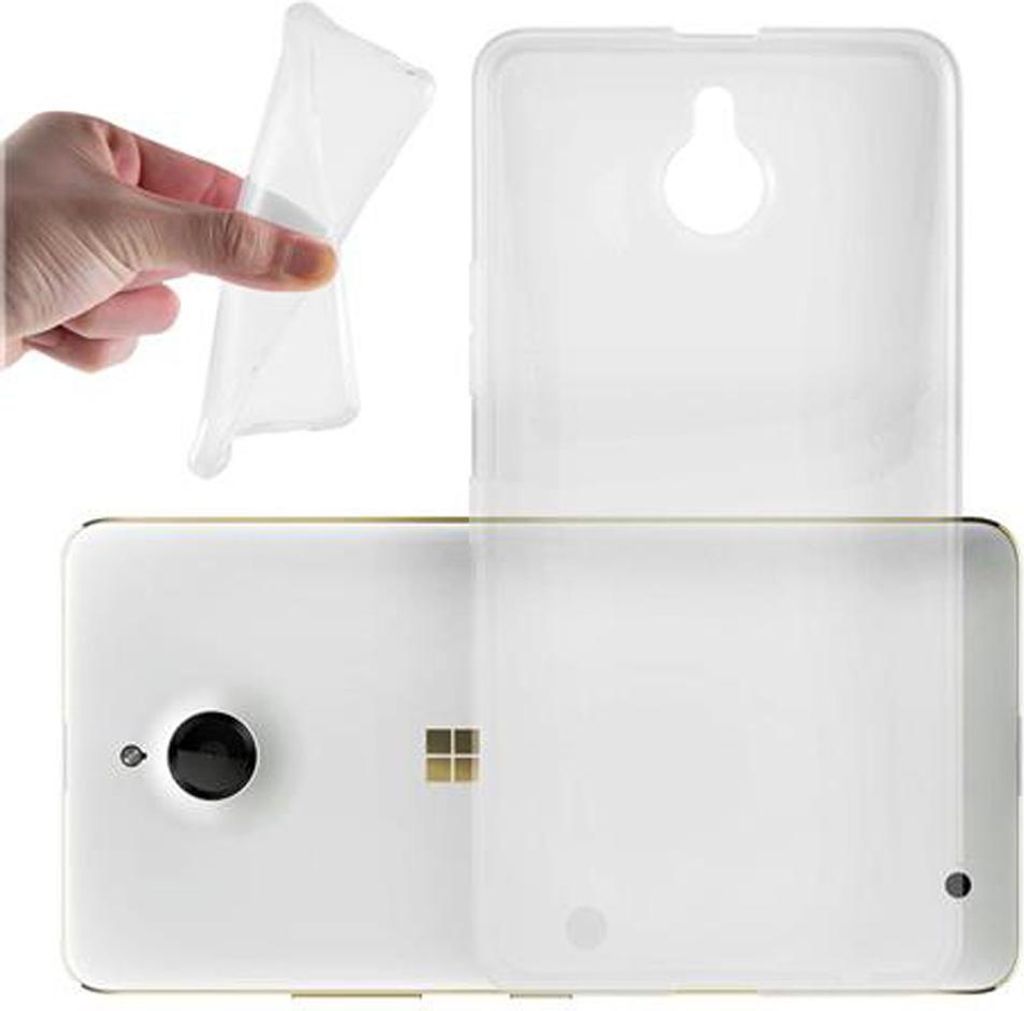 Cadorabo Hülle für Nokia Lumia 850 Schutz Hülle in Transparent Schutzhülle TPU Silikon Cover Etui Case