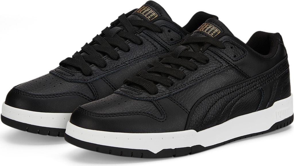 Puma RBD Game Low Jr Black Black Team Gold White Größe EU 37,5