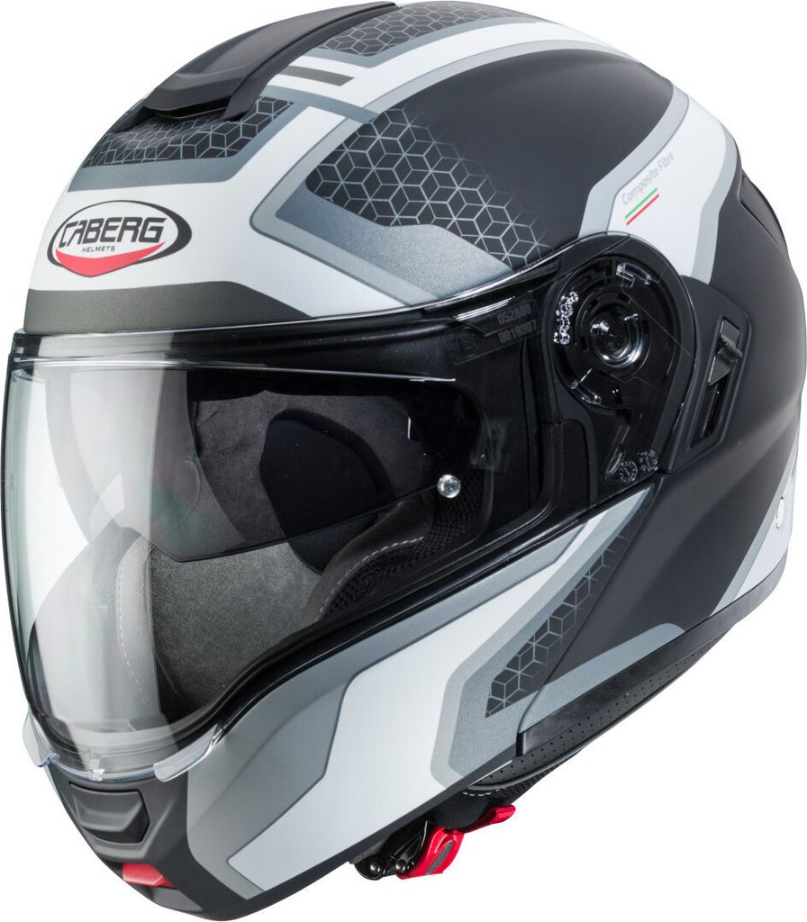 Kask składany Caberg Levo Sonar, czarny/szary/biały, Zdjęcie produktu 