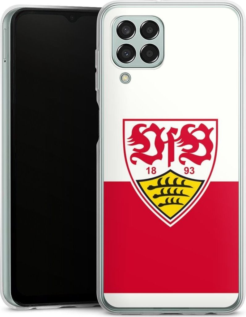 DeinDesign Handyhülle für Samsung Galaxy M33 5G Silikon Hülle Case Smartphone Schutzhülle Logo Offizielles Lizenzprodukt VfB Stuttgart