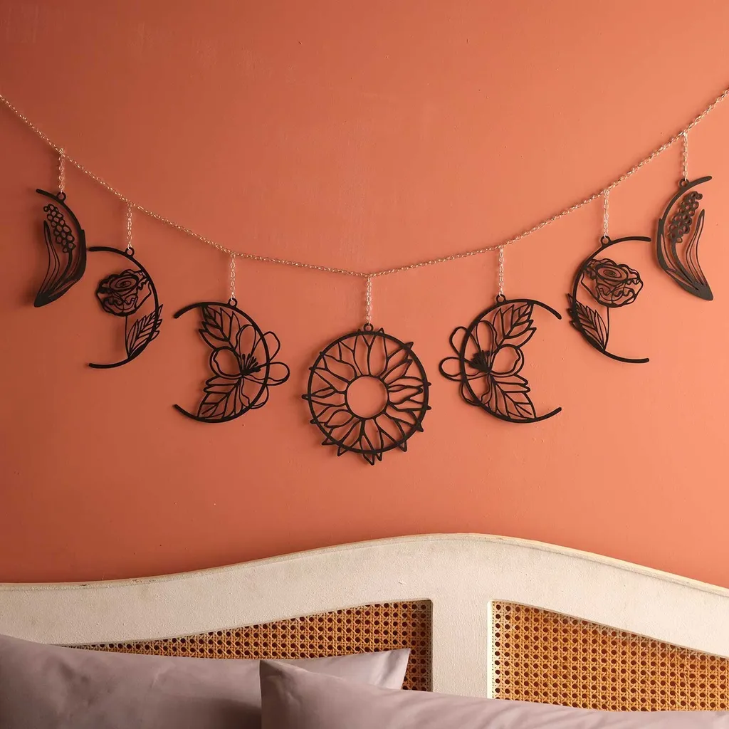 Wallity Etta-ATP1137 Nero: Decorazione Casa Elegante in Metallo