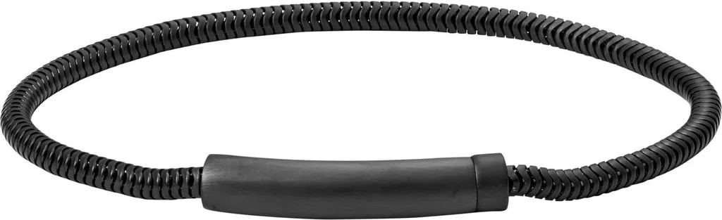 Bracelet Fossil VINTAGE CASUAL JF03099001 pour Homme en Cuir Noir