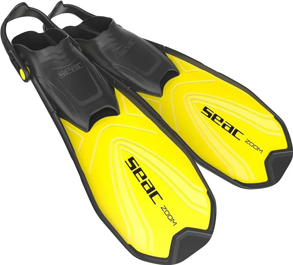 Palmes de Snorkeling Seacsub Zoom EU 32-35 Chaussantes en Jaune