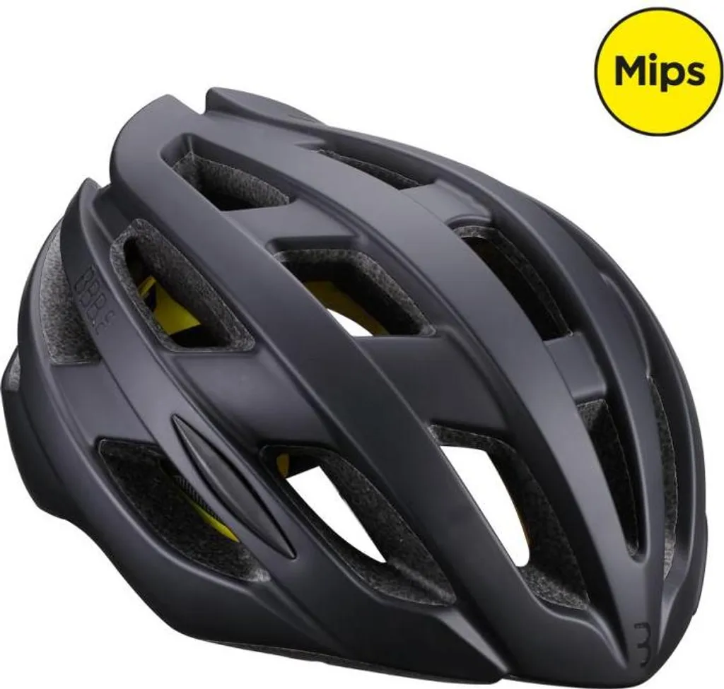 Casque vélo MIPS Hawk BHE-153 noir mat anti-choc et ultra léger taille M