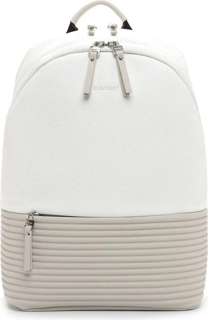 Zaino Donna SURI FREY Judy White Avorio - Laptop Backpack Professionale