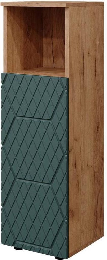 Midi skříňka Vicco Irma Zelený/zlatý dub 30 x 95 cm, Model Obrázek produktu 